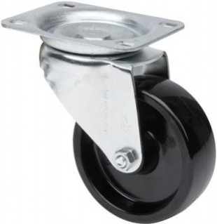 Resine castors, especially indicated to stand high temperatures up to 300º and high-loads up to 125 Kg