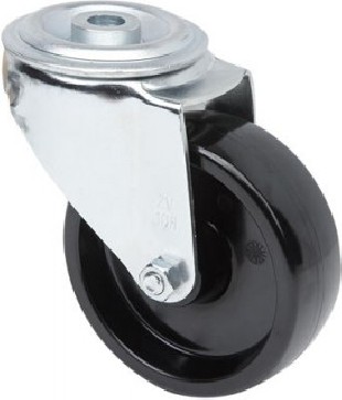 Resine castors, especially indicated to stand high temperatures up to 300º and high-loads up to 125 Kg.
