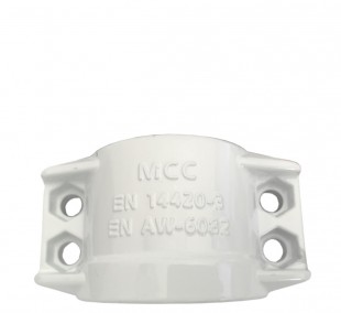 50-53 mm Safety clamps white