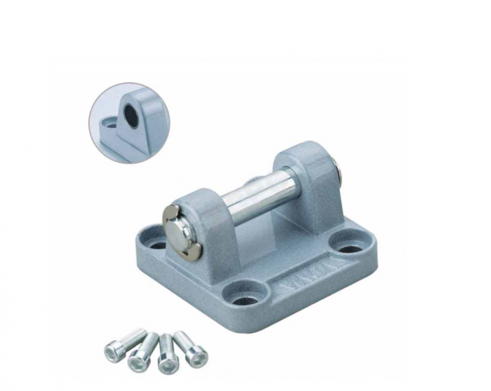 Swivel mountings fork, for pneumatic cylinders ISO 15552