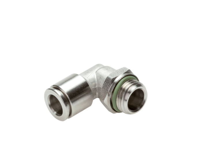 L push-in fittings, cylindrical thread