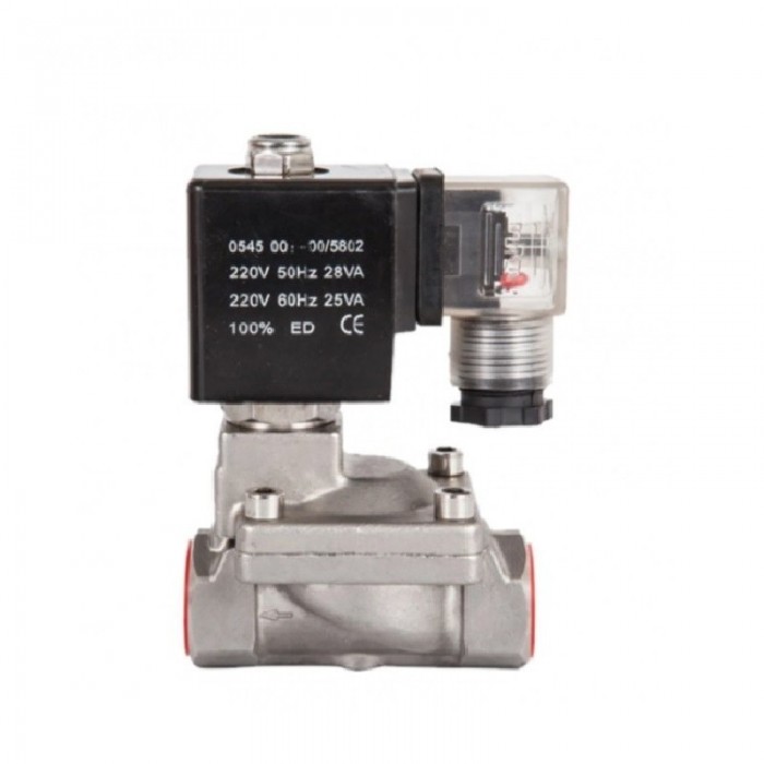2/2-way solenoid valves made of SS (NO)
