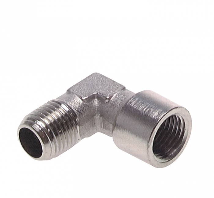 Screw-in elbow 90° with female and male thread