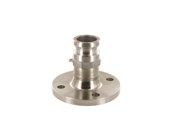Male flanged camlock coupling